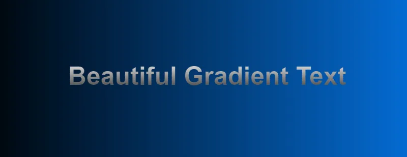 CSS Gradient Text