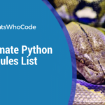 Python Modules List